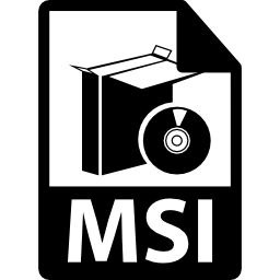 msi bestandsformaat symbool icoon