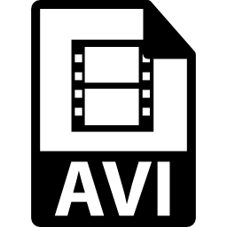 variante de formato de archivo avi icono