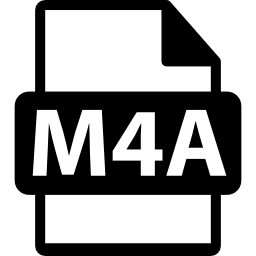 M4A file format variant icon