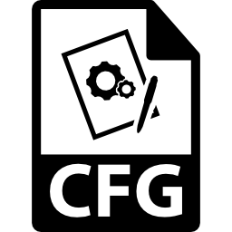 símbolo de formato de arquivo cfg Ícone