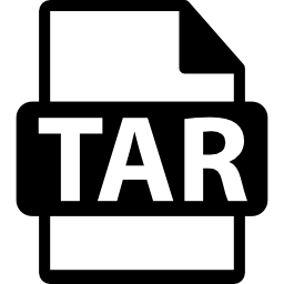 TAR file format symbol icon