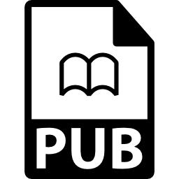 Символ формата файла pub иконка