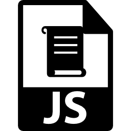 símbolo de formato de archivo js icono