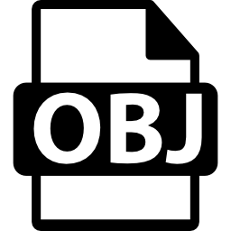 variante de formato de archivo obj icono