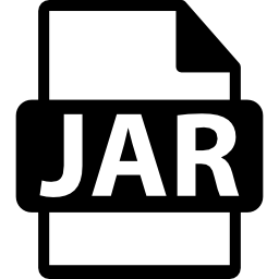 símbolo de formato de archivo jar icono