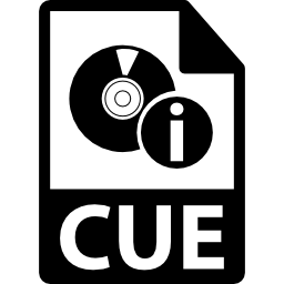 symbole de format de fichier cue Icône