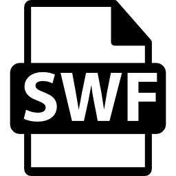 symbool voor swf-bestandsindeling icoon