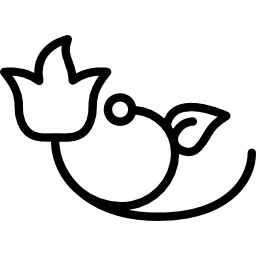 esboço do desenho da flor Ícone