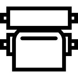 esquema de la impresora de prensa de calor icono