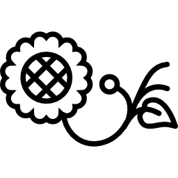 Flower on a branch icon