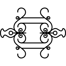 diseño de decoración icono