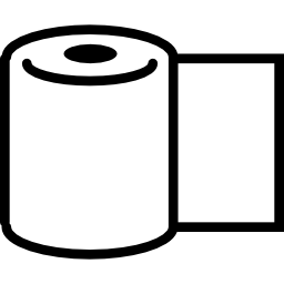 Paper roll for printing icon