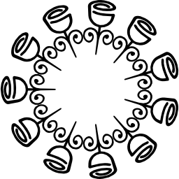 꽃 디자인 icon