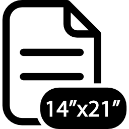 プリントサイズ 14 × 21 インチ icon