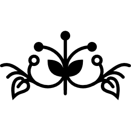 design floral para ornamentação Ícone