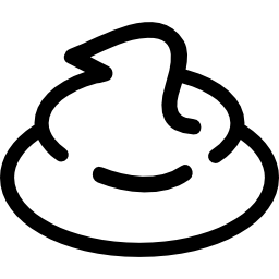 Baby cream outline icon