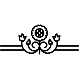 잎 테두리가있는 해바라기 변형 icon