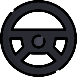 Steering wheel icon