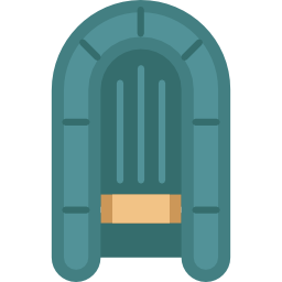 Inflatable boat icon