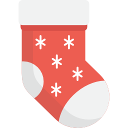 Christmas sock icon