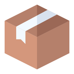 caja del paquete icono