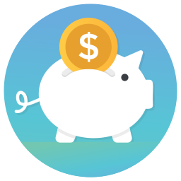 Piggy bank icon