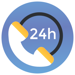 24 stunden geöffnet icon