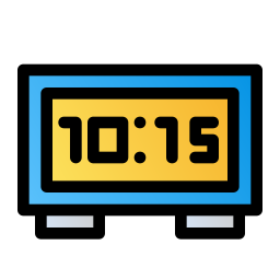 Digital clock icon