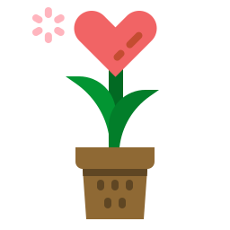 Love plant icon