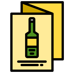 carta de vinos icono