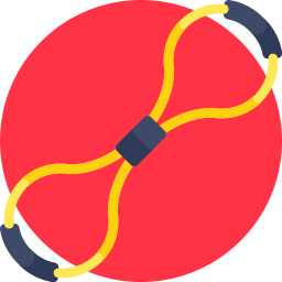 Exercise band icon