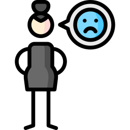 pesimista icono