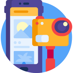 Travel blogger icon