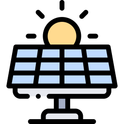 Solar panel icon