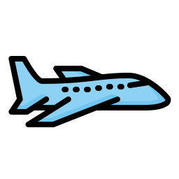 Частный самолет иконка