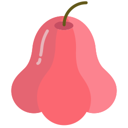 Розовое яблоко иконка