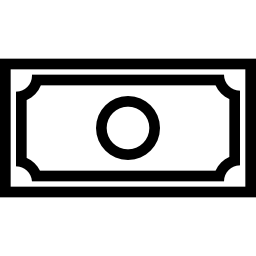 billet de banque Icône
