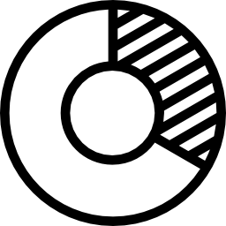 diagramme circulaire Icône