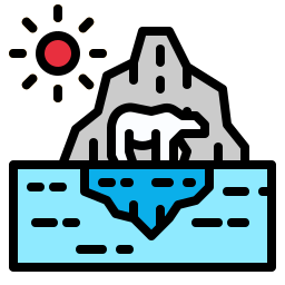 réchauffement climatique Icône