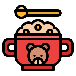 Baby food icon