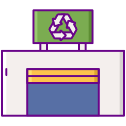 centrum recyklingu ikona