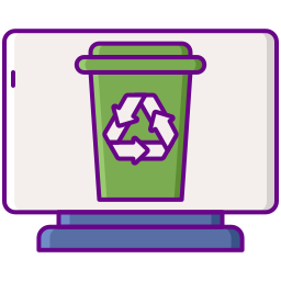 Waste bin icon