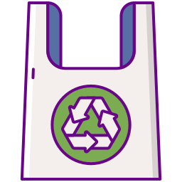 Plastic bag icon