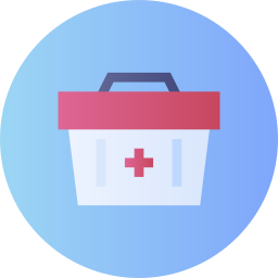 Medical box icon