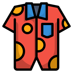 Hawaiian shirt icon