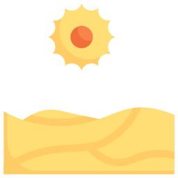 deserto Ícone