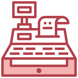 caja registradora icono