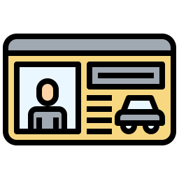 Driver license icon