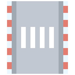 Zebra crossing icon