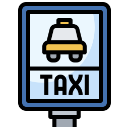 signal de taxi Icône